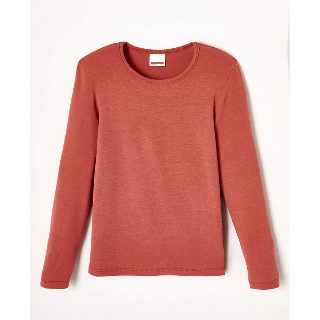 DamartTee-shirt Enfant Manches Longues Rose Terracotta Thermolactyl