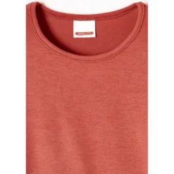 DamartTee-shirt Enfant Manches Longues Rose Terracotta Thermolactyl