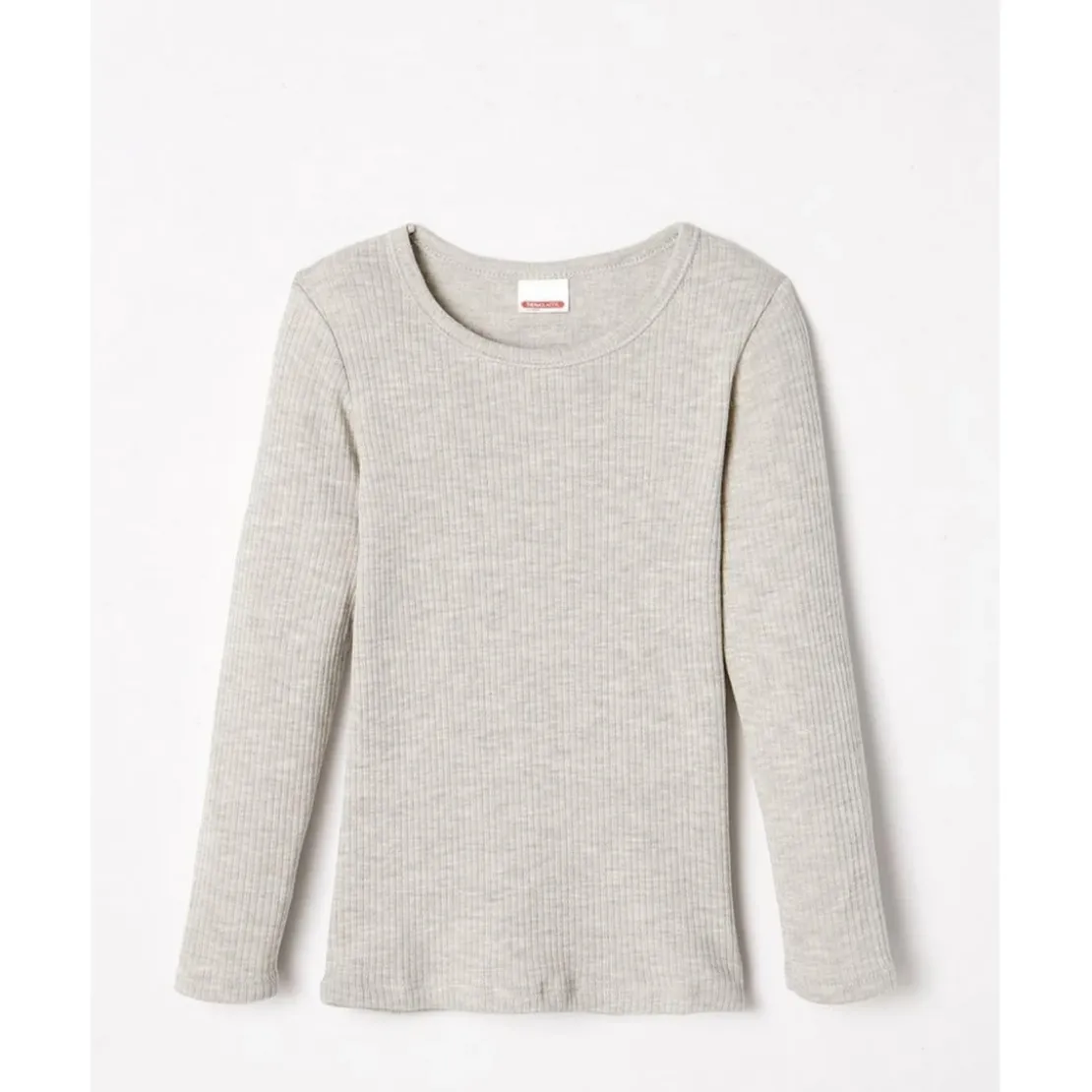 DamartTee Shirt Enfant Manches Longues Gris Chiné Thermolactyl