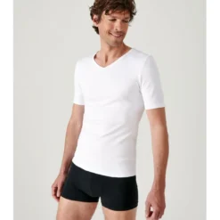 DamartTee Shirt Manches Courtes Blanc Thermolactyl