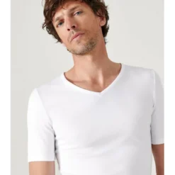DamartTee Shirt Manches Courtes Blanc Thermolactyl