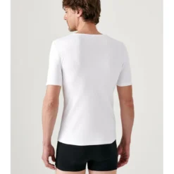 DamartTee Shirt Manches Courtes Blanc Thermolactyl