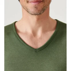 DamartTee Shirt Manches Courtes Kaki Thermolactyl