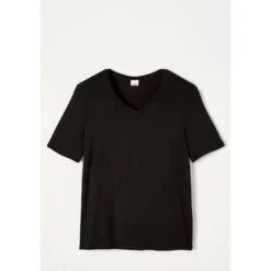 DamartTee-shirt Manches Courtes Noir Thermolactyl