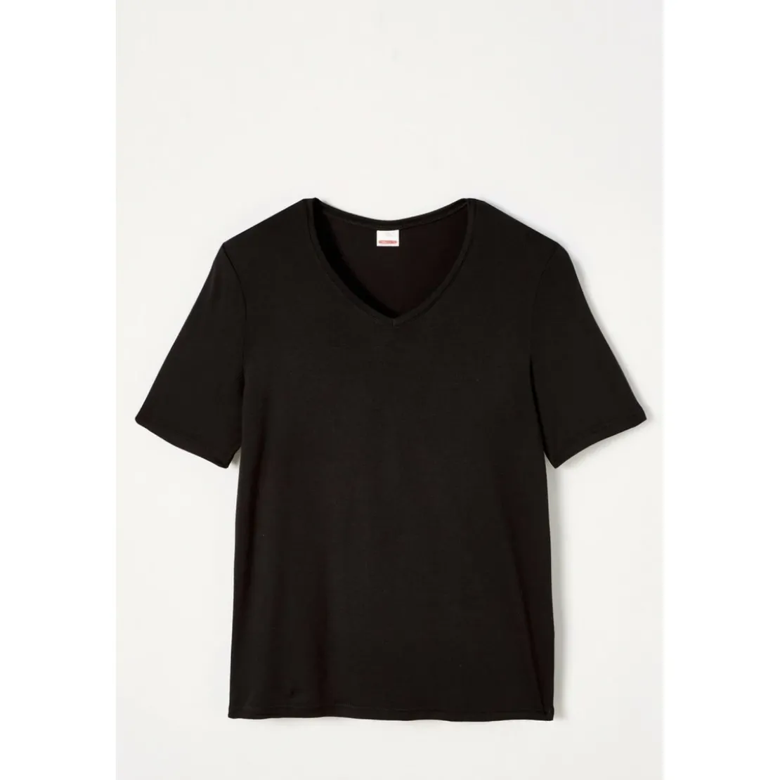 DamartTee-shirt Manches Courtes Noir Thermolactyl