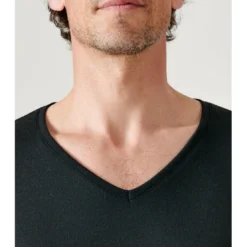 DamartTee Shirt Manches Courtes Noir Therlomactyl