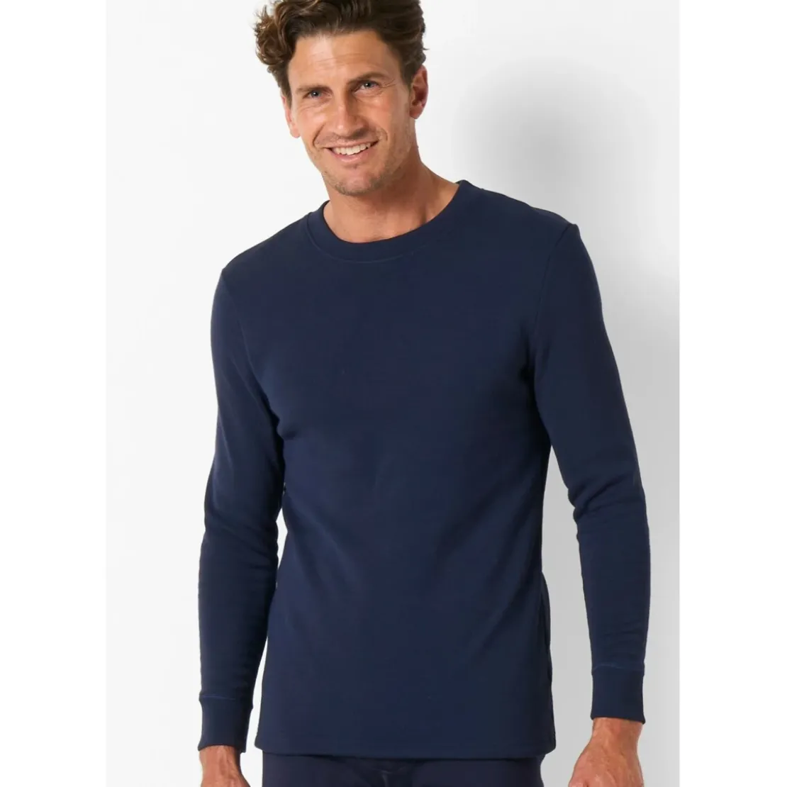 DamartTee Shirt Manches Longues Marine Foncé Thermolactyl