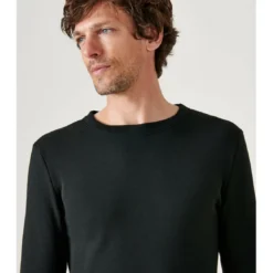 DamartTee Shirt Manches Longues Noir Thermolactyl