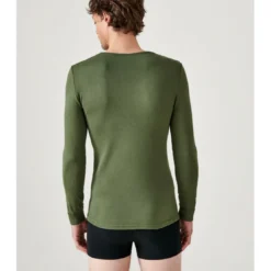 DamartTee Shirt Manches Longues Kaki Thermolactyl