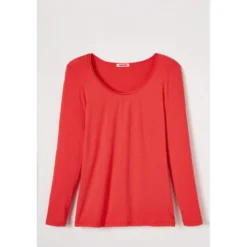 DamartTee-shirt Manches Longues Fraise Thermolactyl rouge