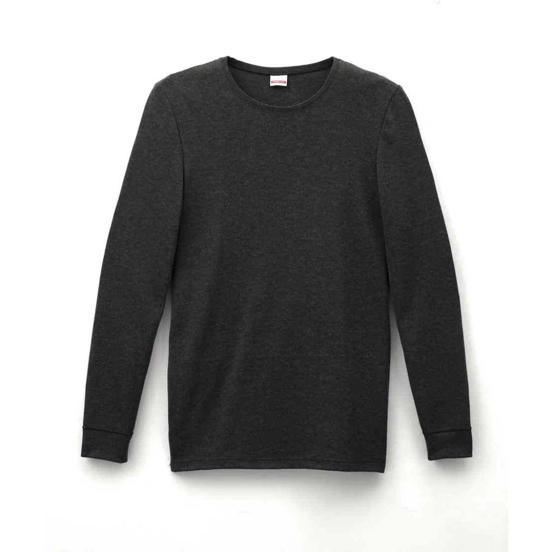 DamartTee-shirt manches longues col rond en maille noir