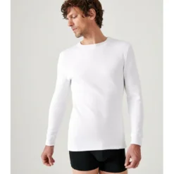DamartTee Shirtpour homme à manches longues Thermolactyl blanc