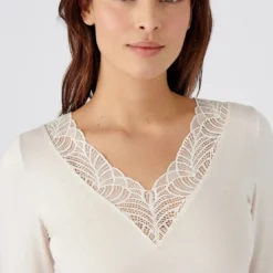 DamartT-shirt Manches Longues - Sable
