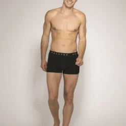Daniel Hechter HomewearBoxer Homme - Noir avec Logo Imprimé Daniel Hechter en coton