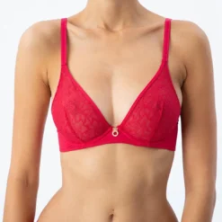 Daniel HechterSoutien-gorge triangle armatures Daniel Hechter rouge- FRED