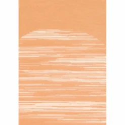 DEKO TRENDSPanneau japonais semi-transparent finition pattes Deko Trends - Orange