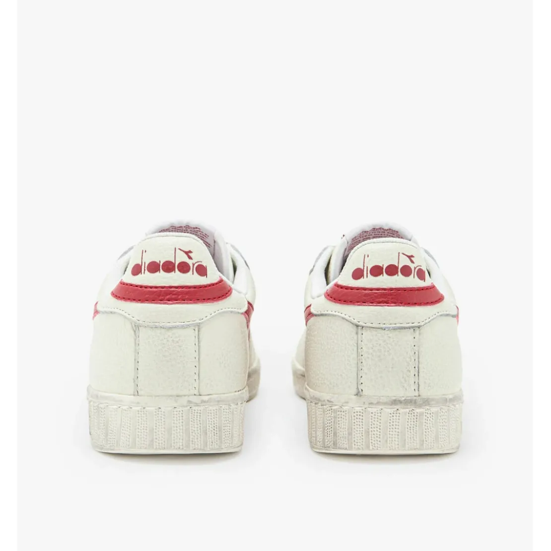 DiadoraBaskets blanches pour homme en cuir véritable