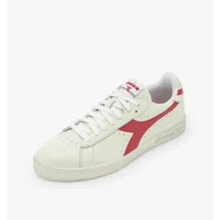 DiadoraBaskets blanches pour homme en cuir véritable