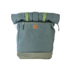 Diesel MaroquinerieSac à dos à rabat roulé en nylon Diesel Maroquinerie bleu et vert