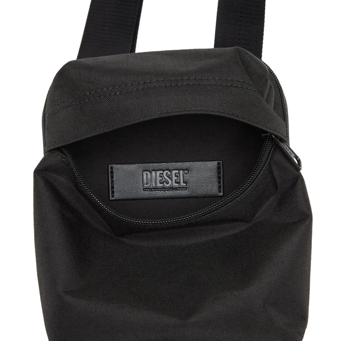 Diesel MaroquinerieSacoche homme en polyester noir