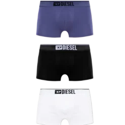 Diesel UnderwearLot de 3 boxers coton noir/blanc/bleu