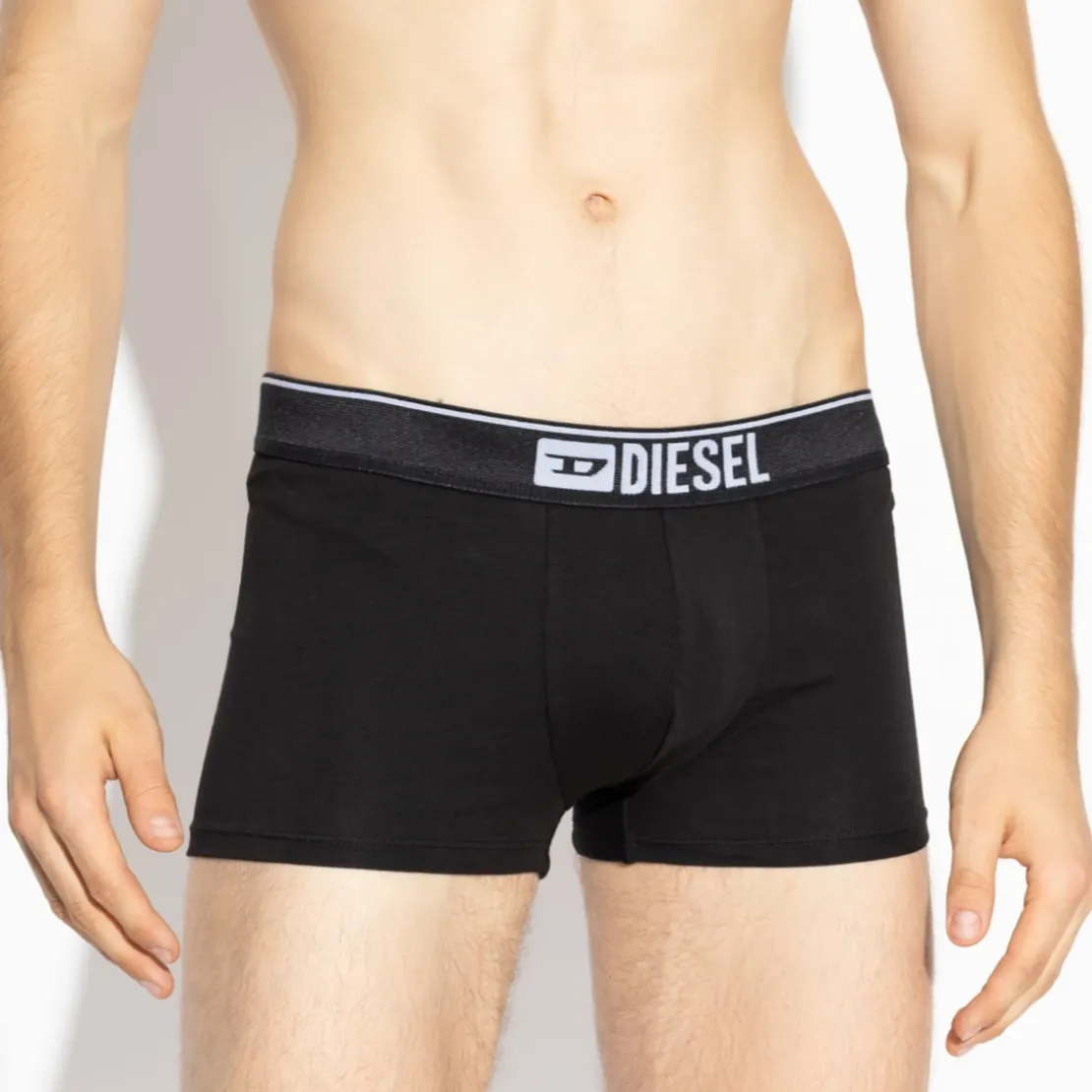 Diesel UnderwearLot de 3 boxers coton noir/blanc/bleu