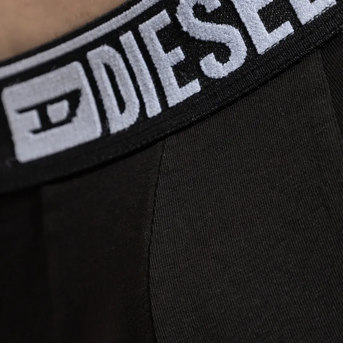 Diesel UnderwearLot de 3 boxers coton noir/blanc/bleu