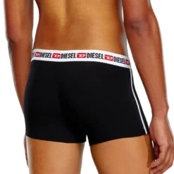Diesel UnderwearLot de 2 boxers coton noir- Umbx-Shawntwopack Boxers