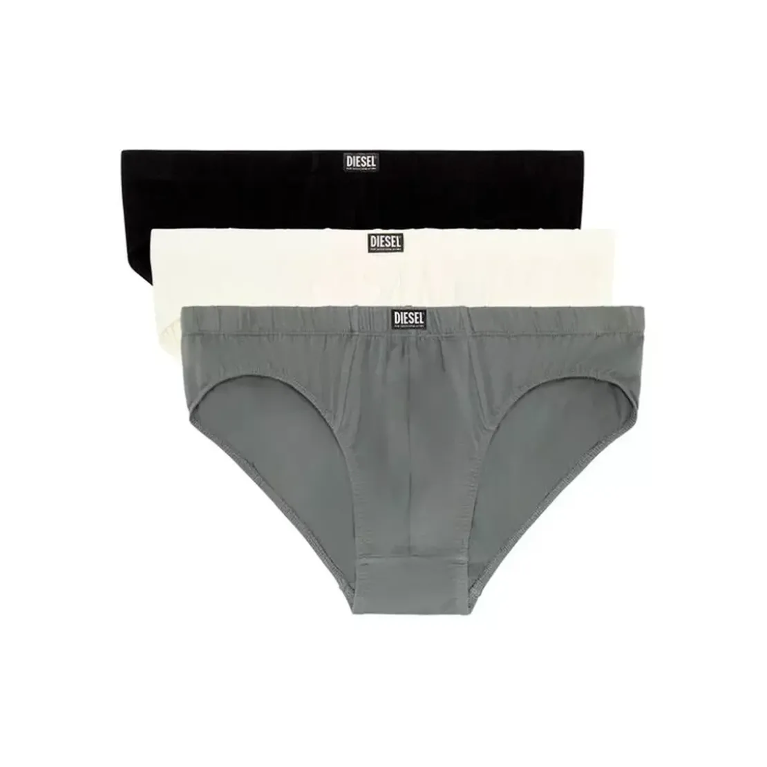 Diesel UnderwearLot de 3 slips coton noir - blanc - gris