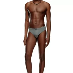Diesel UnderwearLot de 3 slips coton noir - blanc - gris
