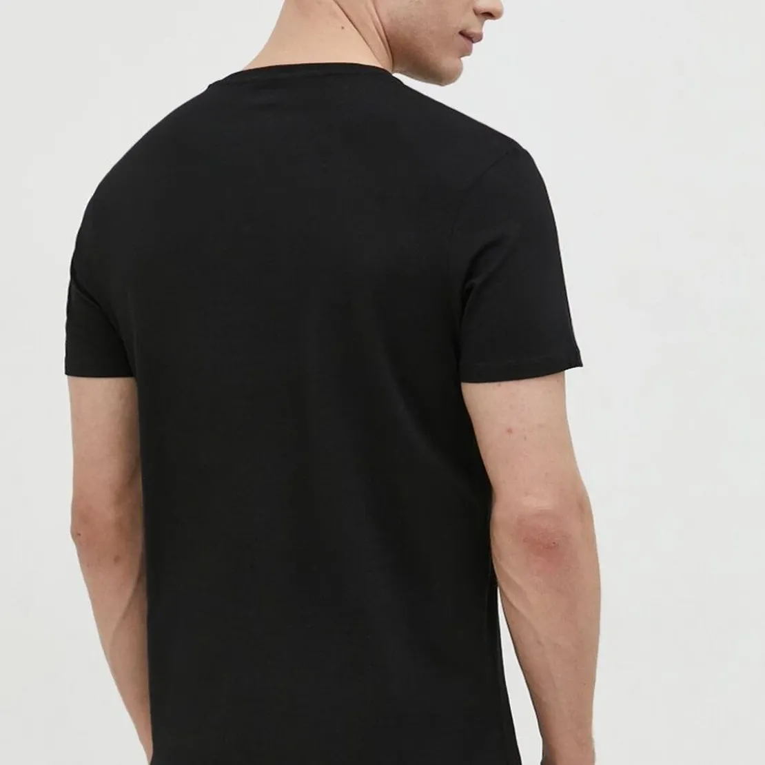 Diesel UnderwearLot de 3 tee-shirt noir en coton
