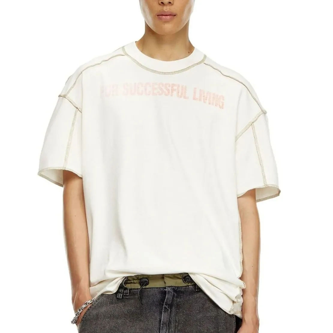 Diesel UnderwearTee-shirt manches courtes coton blanc T-CRAOR