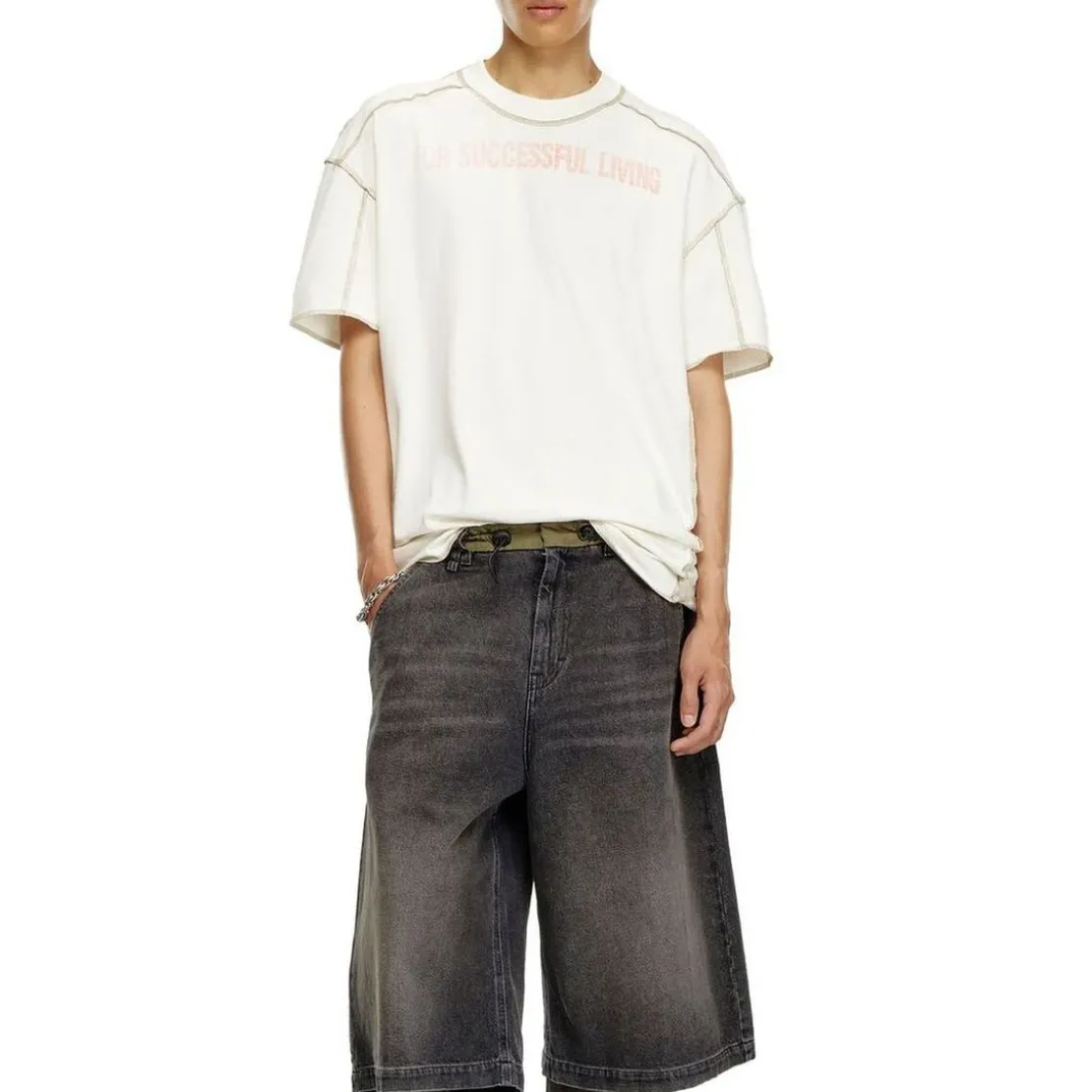 Diesel UnderwearTee-shirt manches courtes coton blanc T-CRAOR