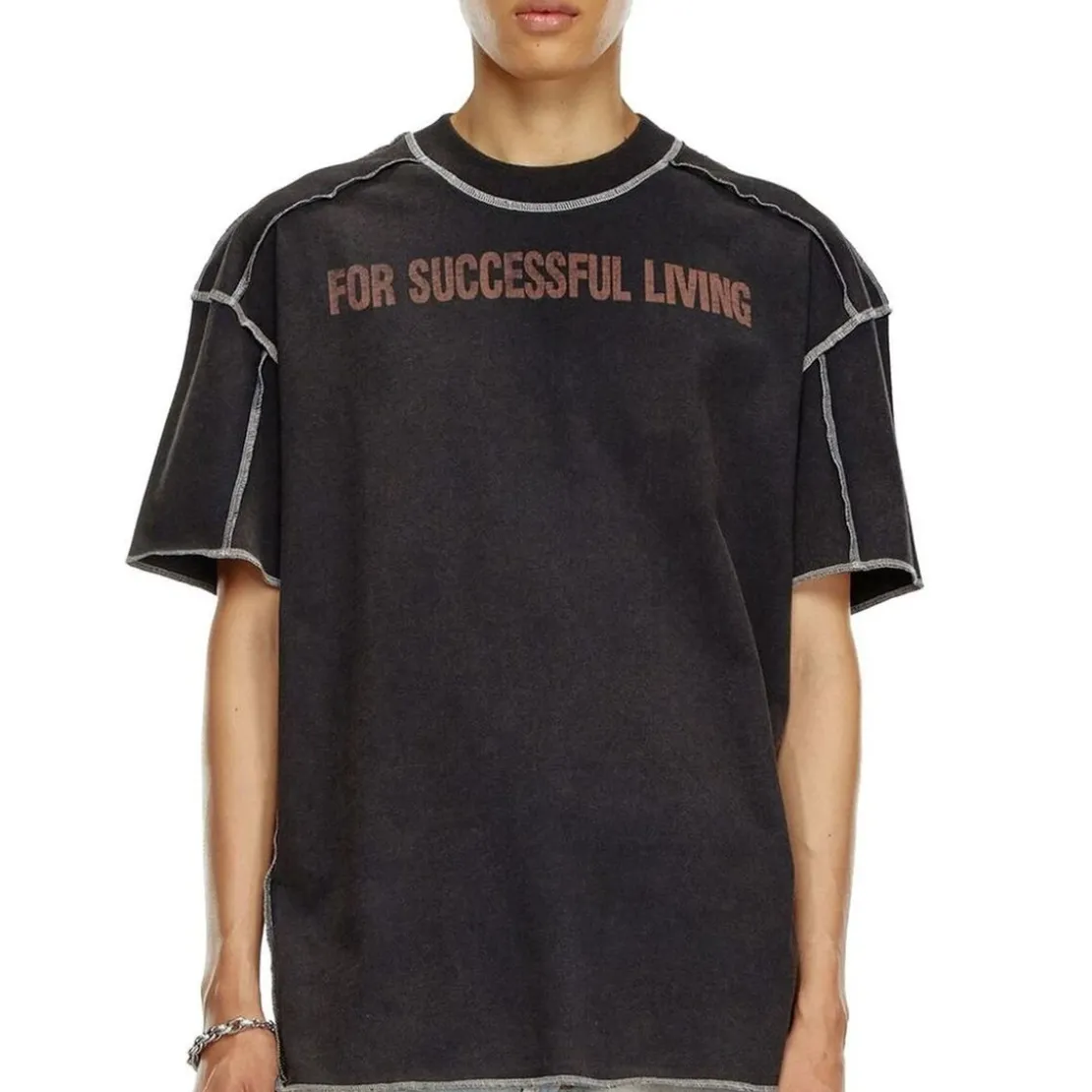 Diesel UnderwearTee-shirt manches courtes coton noir T-CRAOR