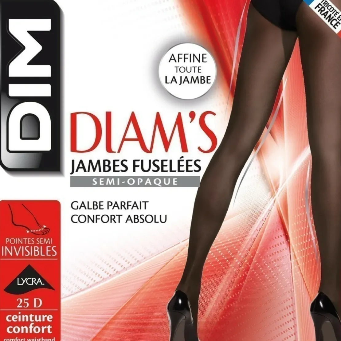 Dim ChaussantCollant amincissant voile 25D noir - Dim