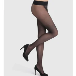 Dim ChaussantCollant semi-opaque noir - Dim