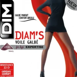 Dim ChaussantCollant Voile Galbe Noir - Dim