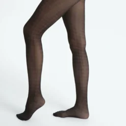 DimCollant Noir pied de coq femme - Fantaisie Dim