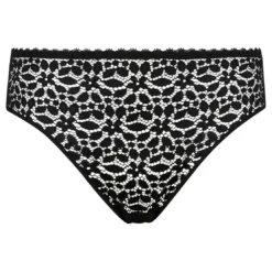 DimCulotte en dentelle florale - Noir- DAILY DENTELLE