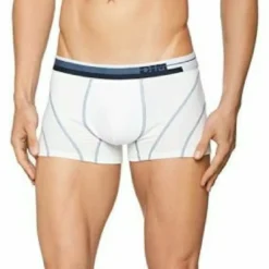 Dim HommeBoxer de Sport - Blanc en coton