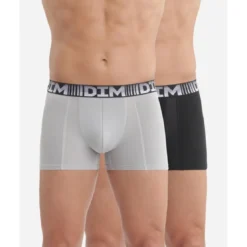 Dim HommeLot de 2 boxers - 3D FLEX AIR X2en coton- 3D FLEX AIR