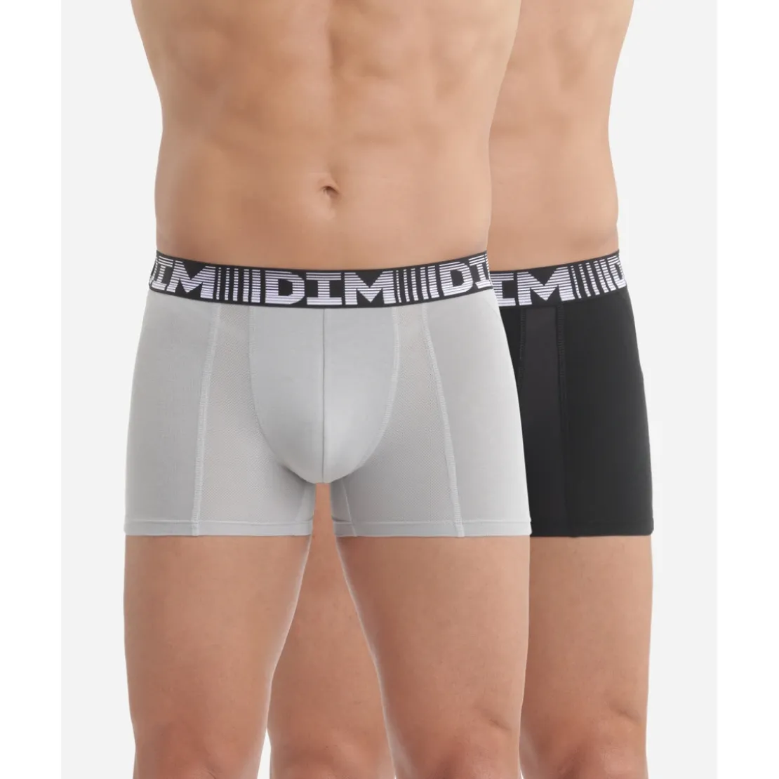 Dim HommeLot de 2 boxers - 3D FLEX AIR X2en coton- 3D FLEX AIR
