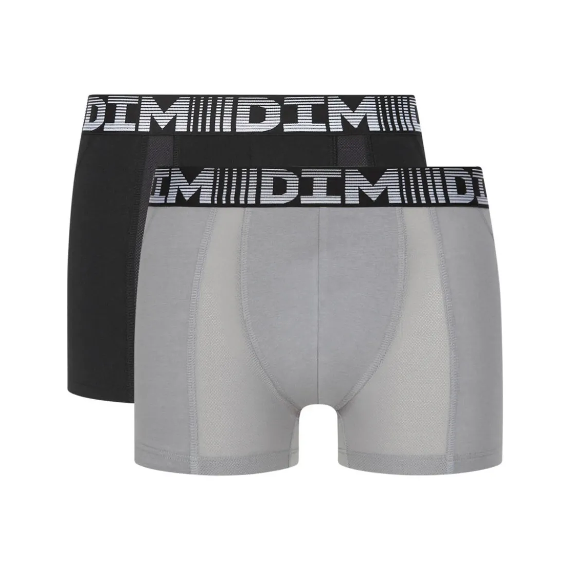Dim HommeLot de 2 boxers - 3D FLEX AIR X2en coton- 3D FLEX AIR