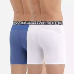Dim HommeLot de 2 boxers longs - 3D FLEX AIR X2 Dim Homme en coton- 3D FLEX AIR