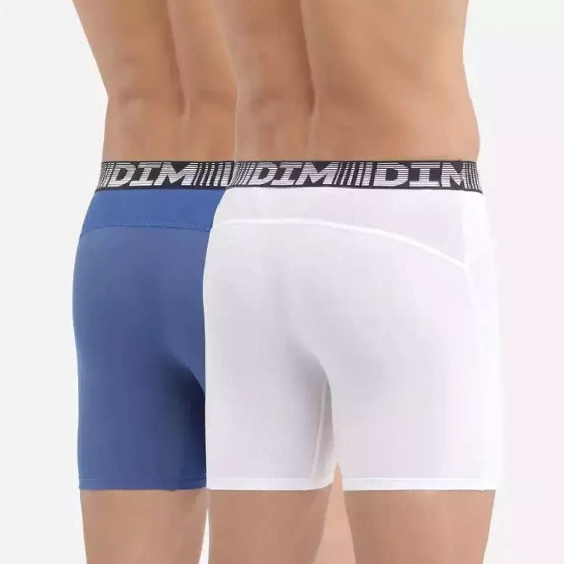 Dim HommeLot de 2 boxers longs - 3D FLEX AIR X2 Dim Homme en coton- 3D FLEX AIR