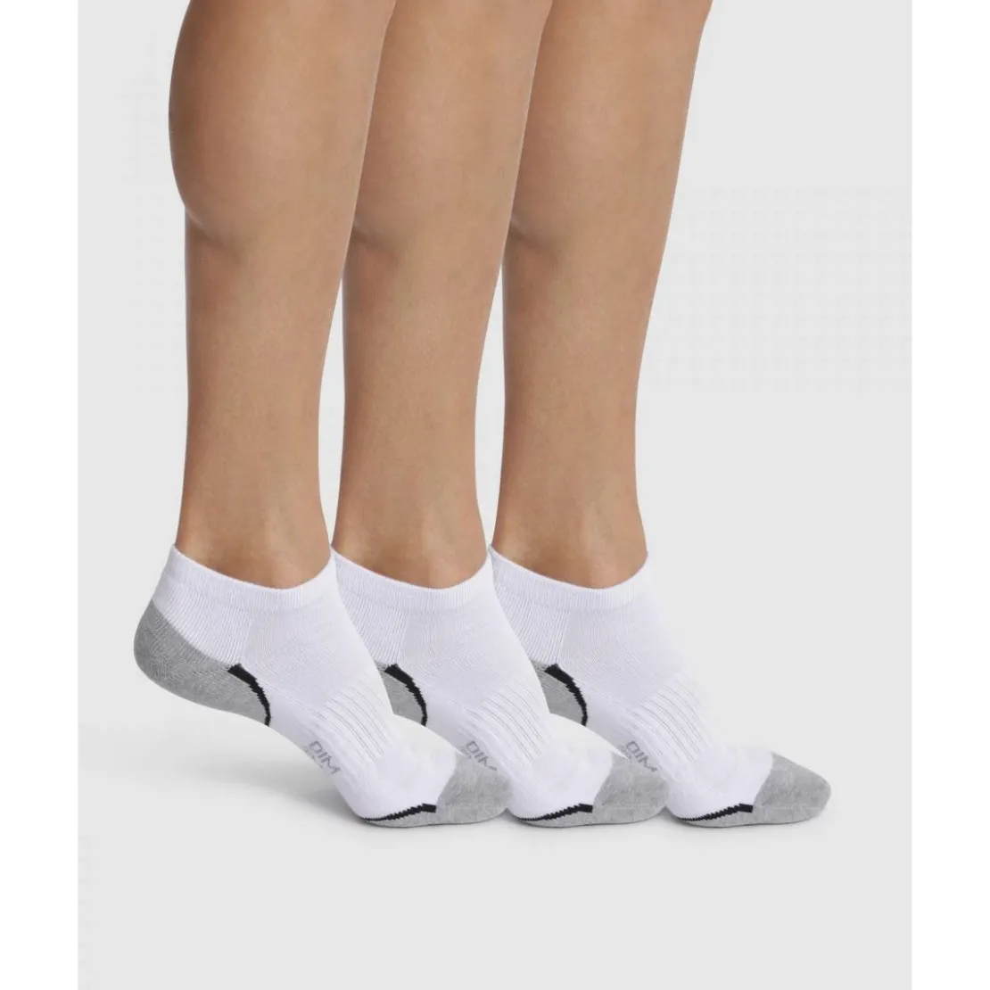 Dim HommeLot de 3 paires de socquettes Blanches -Sport Dim
