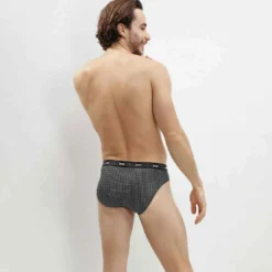 Dim HommeLot de 3 slips Dim Underwear en coton- 100% COTON PRINT