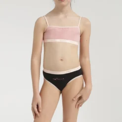 DimLot de 3 culottes - Noir / Blanc / Pêche Dim en coton