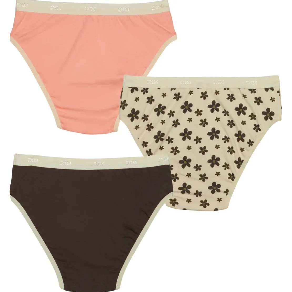 DimSET DE 3 CULOTTES EN COTON STRETCH