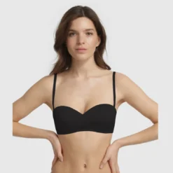 DimSoutien-gorge bandeau sans armature noir - Dim- Invisifree